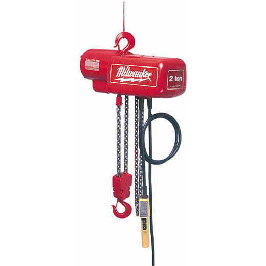 Milwaukee Electric Tools 9567 1 Ton Electric Chain Hoist