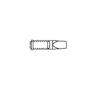 Soldering Tip 10mm Dia Chisel