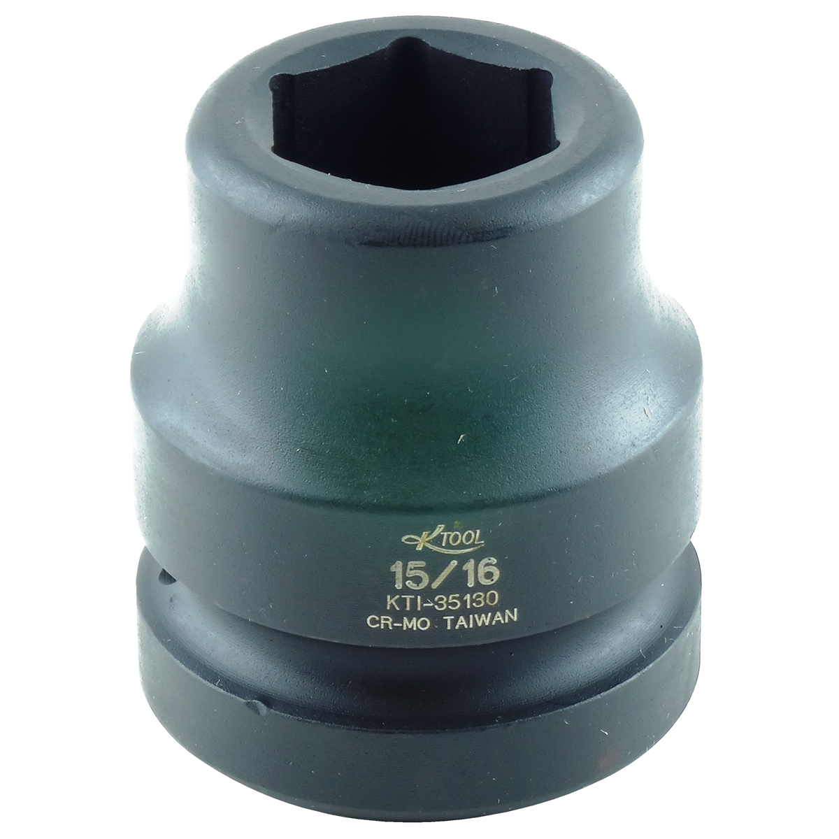 Standard Impact Socket - 1 In Dr 6 Pt - 15/16 In