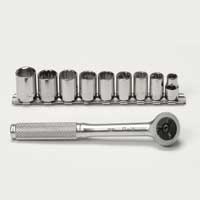 Socket Set - 3/8In Dr Metric - 10 Pc