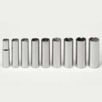 Socket Set - 3/8In Dr 6 Pt Metric Deep - 9 Pc