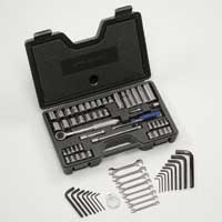 Socket Set - 1/4 & 3/8In Dr SAE/Metric - 91 Pc