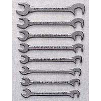 Wrench Set - Open End Midget - 8 Pc
