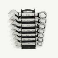 Wrench Set - Combination 7Pc Extra-Short Full Polish