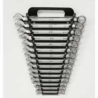 Wrench Set - Combination Metric 15 Pc Hi-Polish