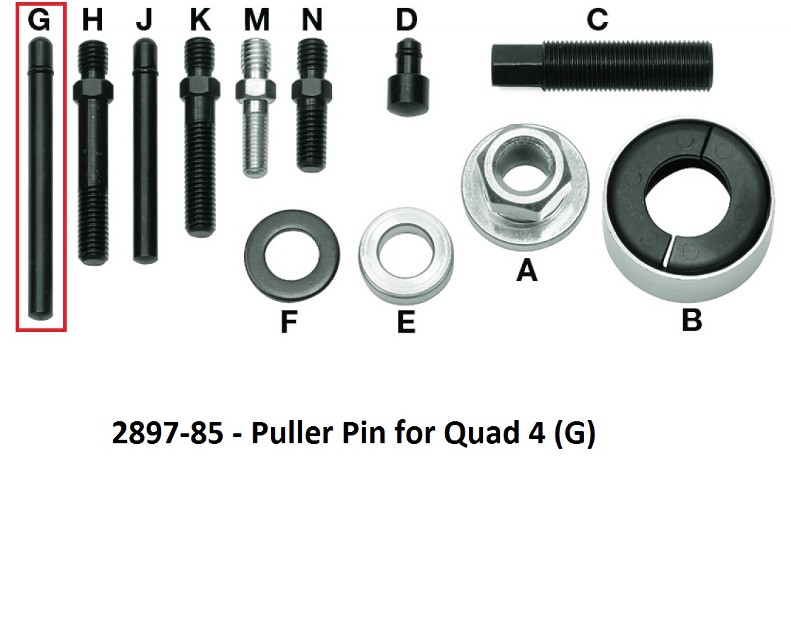 Replacement Puller Pin for Quad 4 for KD 2897