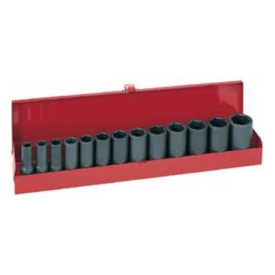 Ingersoll-Rand IR SK4M14 1/2 Drive Metric Impact Socket Set 14-Pc