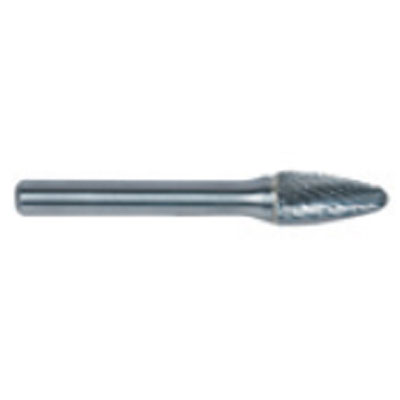 3/8 In Tree-Shaped Bur - Pointed Nose - 1/4 In Shank