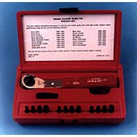 Brake Caliper Guide Pin Bit Wrench Set - 14 Pc