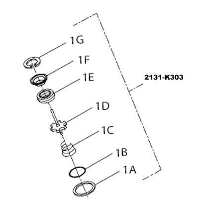 sup Inlet Parts Kit 2131 Series