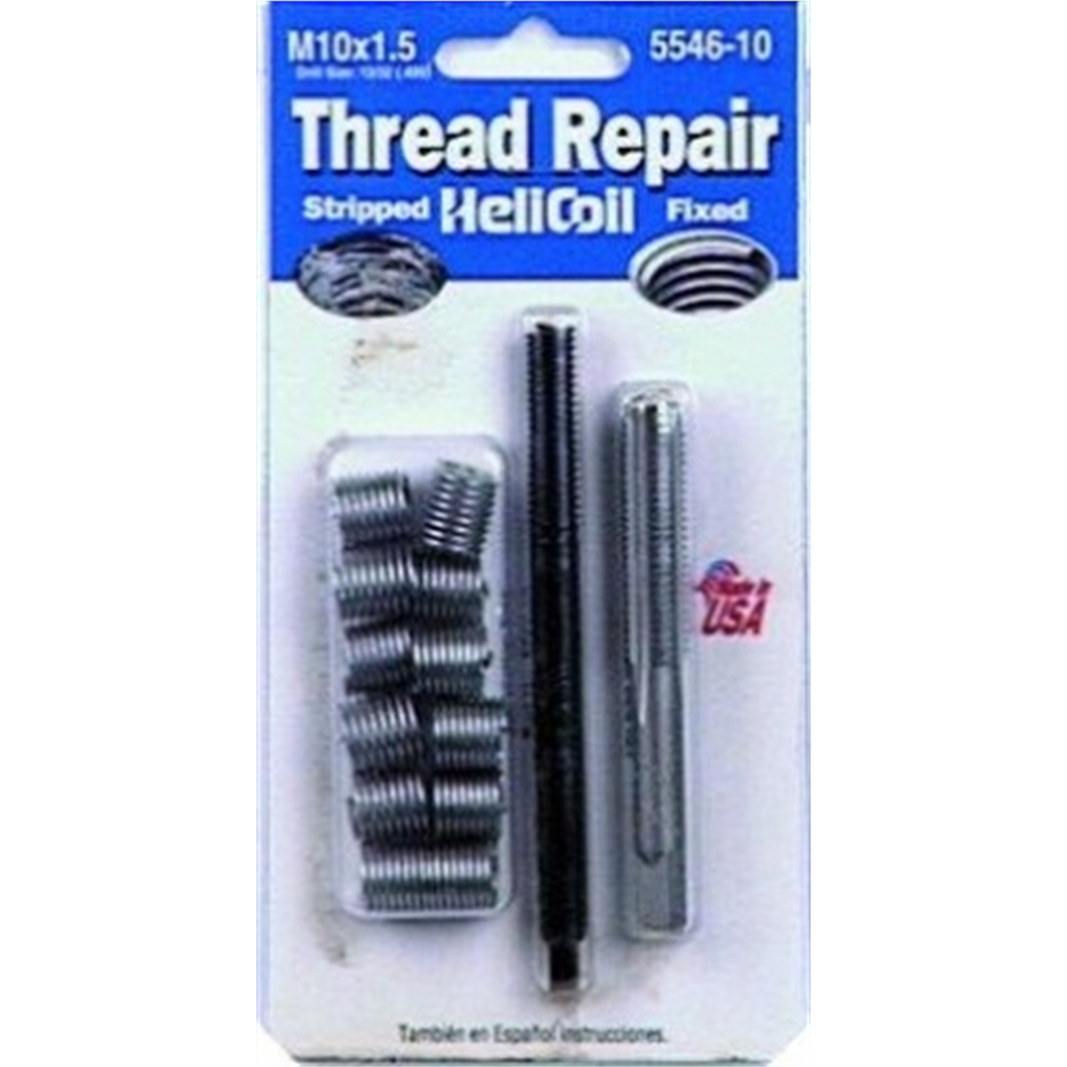 Metric Coarse Thread Repair Kit - M10x1.5 x 15.0mm