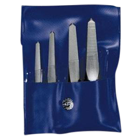 Screw Extractor - 4 Piece Plastic Pouch Set - Carded