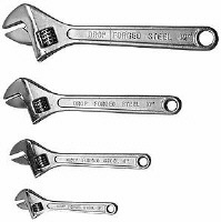 Adjustable Wrench - 4-Pc Set