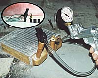 Heater & Evaporator Core Test Accessories Kit