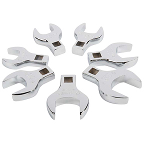 1/2 In Dr SAE Jumbo Crowfoot Wrench Set - 7-Pc