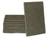 Scuff Pads - 6 x 9 In Gray Fine - 10/Box