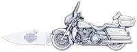 Electra Glide Harley Davidsonr Die Cast Lockblade Knife