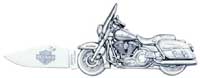 Road King Harley Davidsonr Die Cast Lockblade Knife