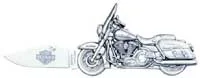 (image for) Road King Harley Davidsonr Die Cast Lockblade Knife