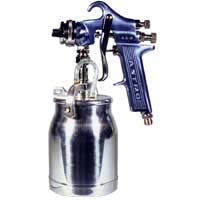 2.0 mm Blue Spray Gun w/ 1 Qt Aluminum Cup
