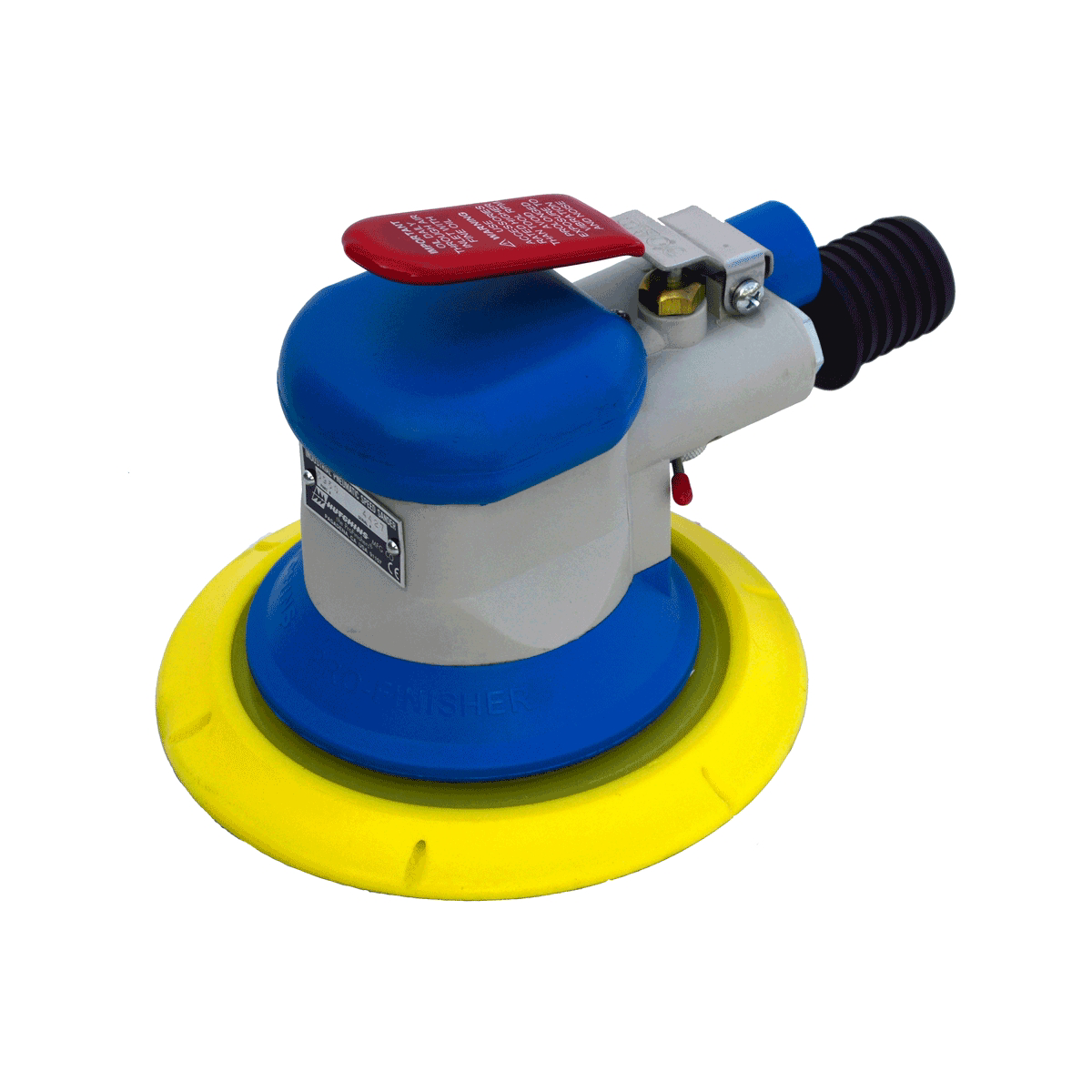6 Inch Lightweight Random Orbital Air Sander w/ Vacuum Assist HU