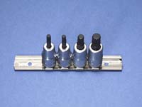 3/8 In Dr Tri-Square XZN Screwdriver-Socket Set - 4-Pc