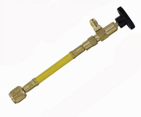 90 Degree Manual Shut-Off Valve - Yellow