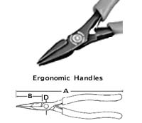 ERGO Flat Nose Pliers - Smooth Jaw