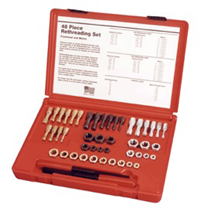 Master SAE & Metric Thread Repair & Restorer Kit - 48-Pc