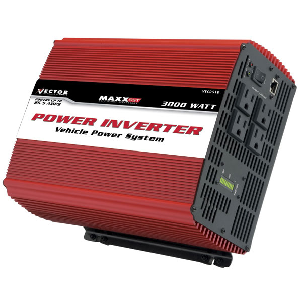 MAXX 3000 Watt Power Inverter - Powers Up To 26.1 Amps