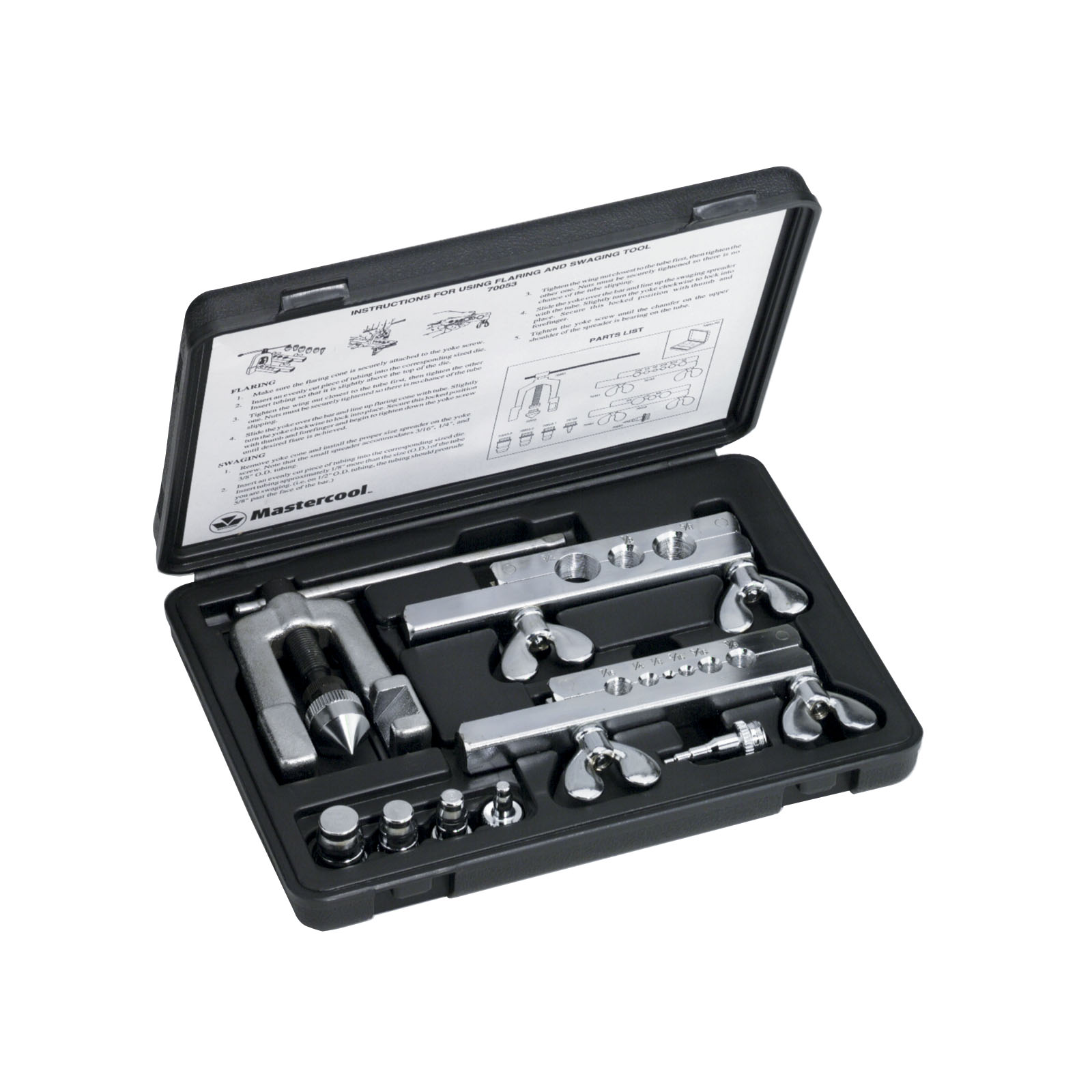 Mastercool 70053 45Â° Flaring & Swaging Tool Set