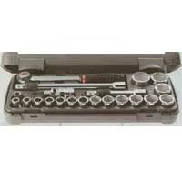 (image for) Facom 1/2 In Dr Socket Set w/ Ratchet - 21 Pc