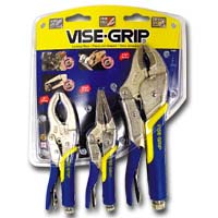 Soft Grip Locking Pliers Set - 3-Pc