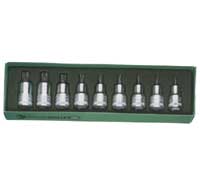 1/2 In Dr Torx Screwdriver Socket Set 54TXB/9 - 9-Pc