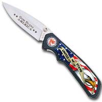 `United We Stand` Lock Back Knife