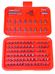 Professional Screwdriver Bit Set - 100-Pc