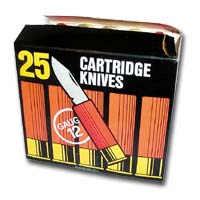 12 Gauge Shot Gun Shell Knife UNCUC181R - 25-Pc