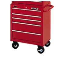 Traxx(R) 5-Drawer Cabinet - Red