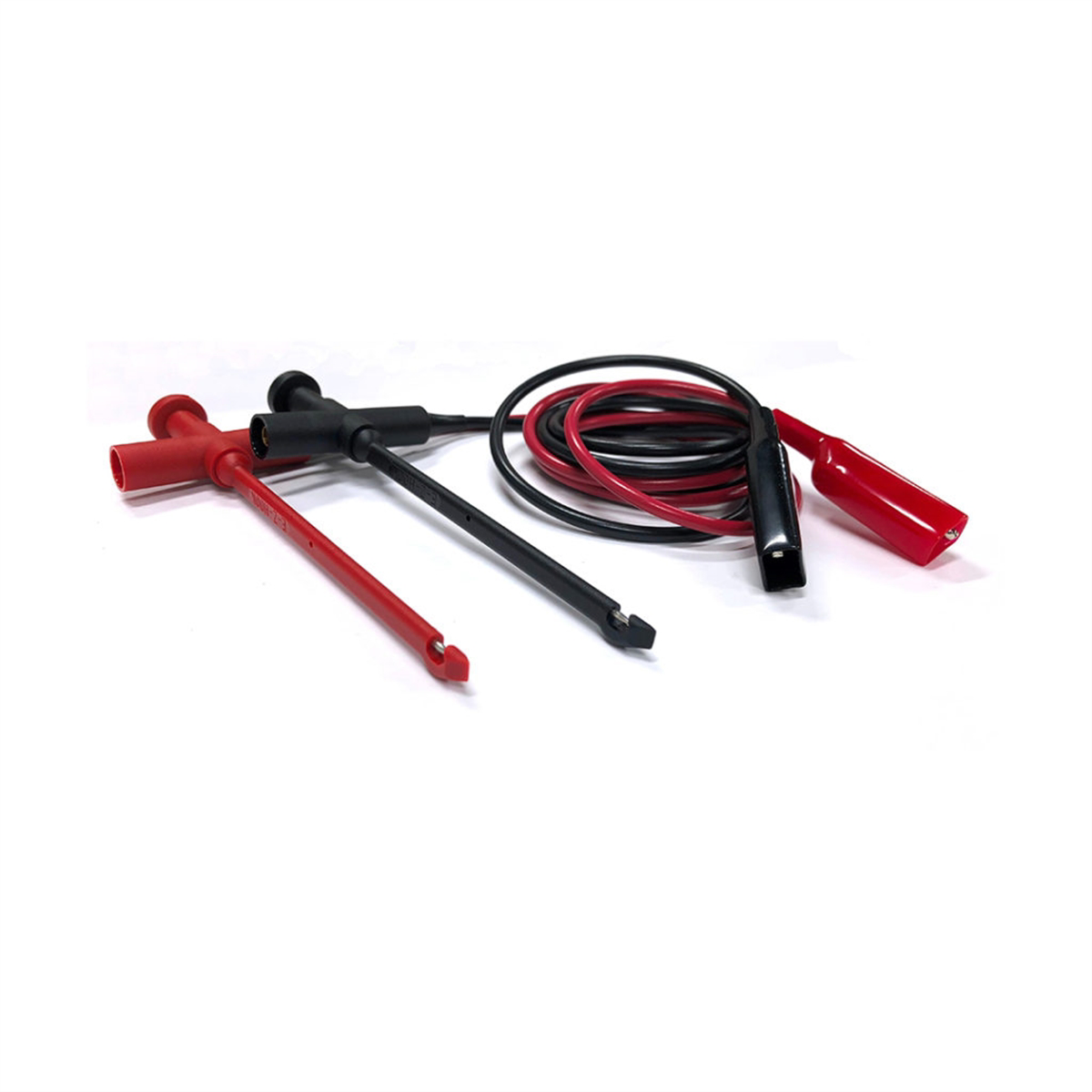 Alligator Clamp Insulation Piercing Test Hook - Red/Black 36 In