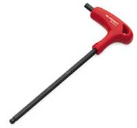 Facom Metric T-Handle Ball Hex Key - 10mm