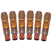 Mini-EZT A/C Dye Cartridges - Universal Low-Side - 6 Pk