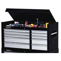 42 In XQL 10-Drawer Tool Chest w/ Ball Bearing Slides Trea