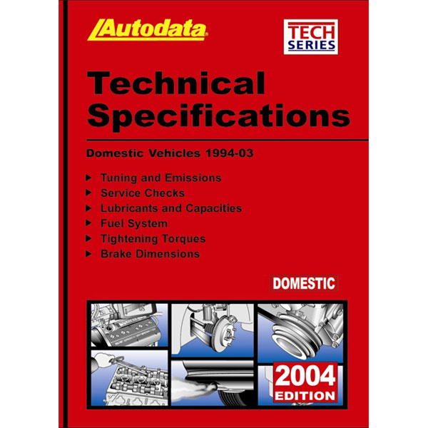 Technical Specifications Manual - 2004