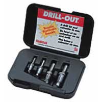 Drill-Out Power Bolt Extractor Kit - 4-Pc HEL80-401
