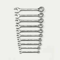 Midget Open End Metric Wrench Set - 10-Pc