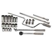 3/8 In Dr 12-Pt Fractional Socket Set - 23-Pc