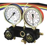 Aluminum Commercial Two-Way / 2-Way Manifold Gauge Set - R404A /