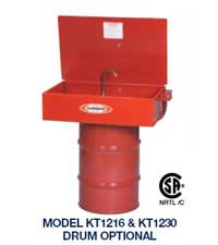c. Drum Mounted Electric Solvent Parts Washer