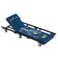Adjustable Creeper w/ Orange County Chopper Logo - Blue