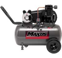 Cast Iron Single Stage Air Compressor - 20 Gal 120/240V